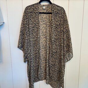 AERIE leopard Kimono